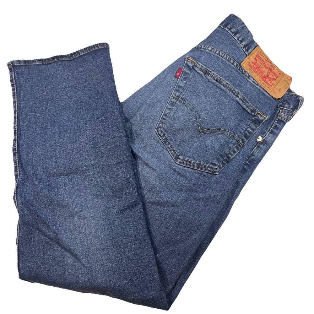 New Levis 501 Men's Jeans Original Straight Leg Button Fly Stretch 36x30 EUC